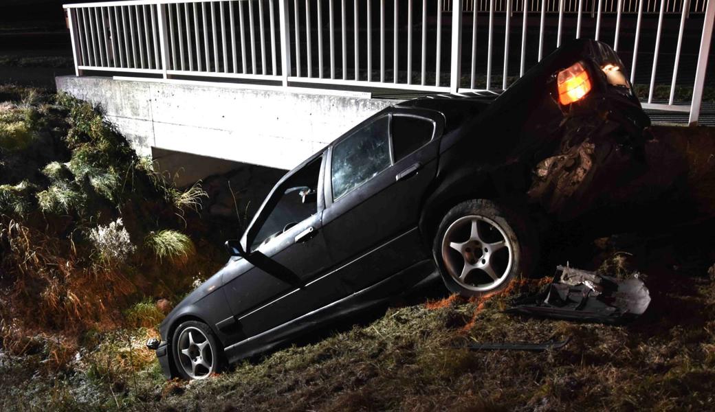 Der Fahrer des Wagens wurde verletzt.