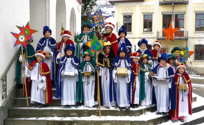 Sternsingeraktion zu Beginn des neuen Jahres