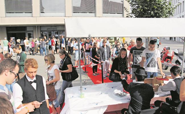 Die Warteschlange für «Hoch3» blieb aus