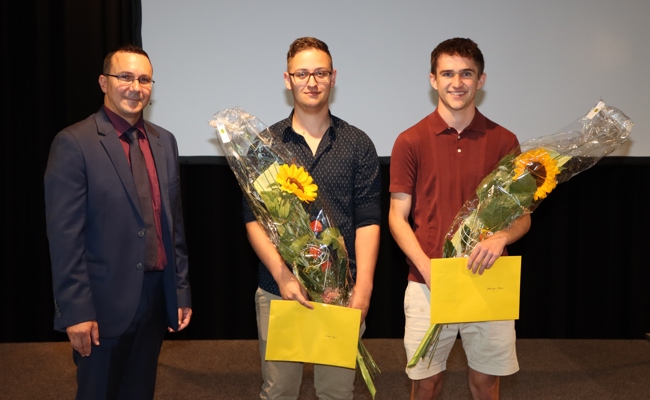 Flavio Grüninger und Nevio Bichler sind Konstrukteur-Champions