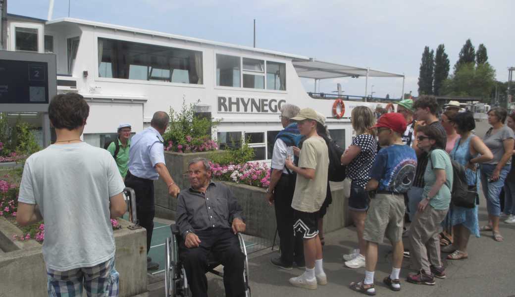 Der Höhepunkt der Witzwanderweg-Rundreise ist die Fahrt mit dem Schiff auf dem Alten Rhein ab Rheineck. 