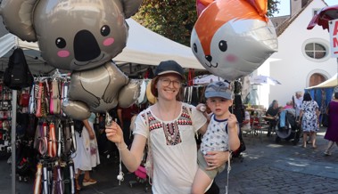 Am Chilbifäscht und am Augschta-Markt trotzt das Städtli der Hitze