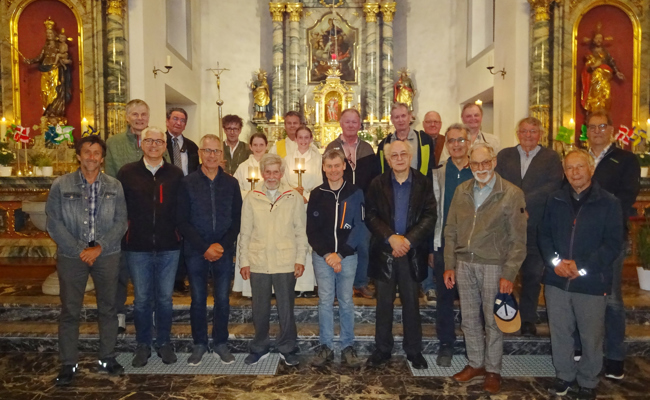 Männer pilgerten gemeinsam zur Kirche St.Valentin