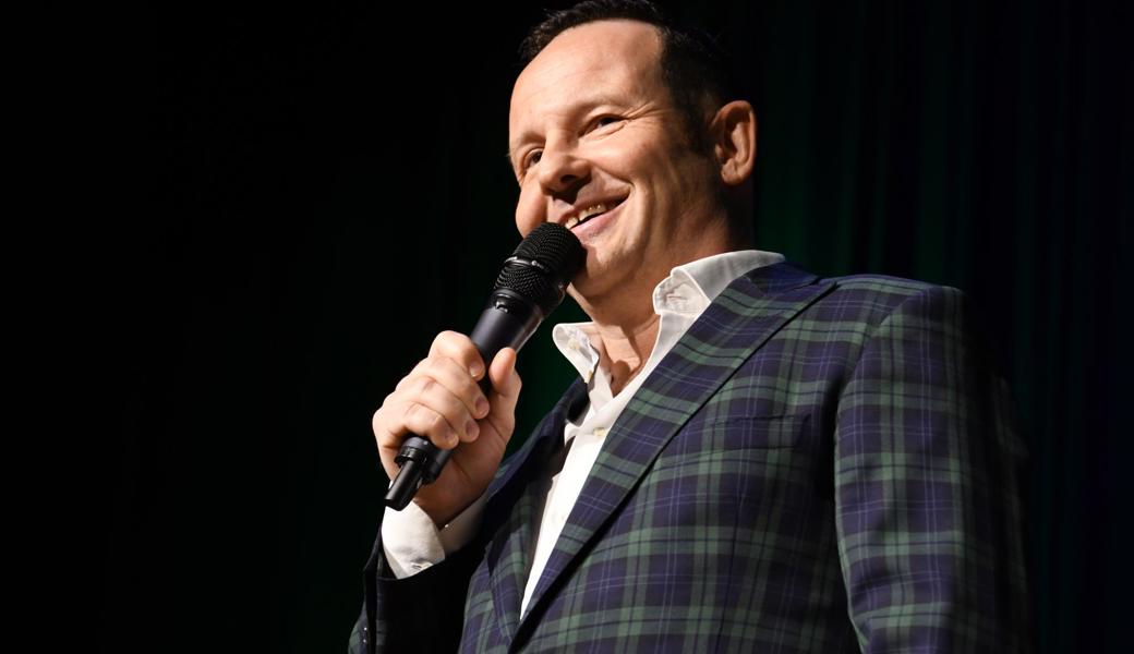 Claudio Zuccolini trat vor 400 Gästen in Widnau auf.