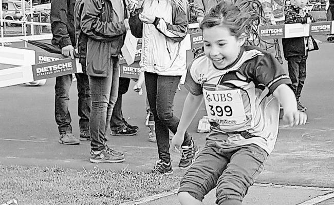 Sportliche Leistung am UBS Kids Cup