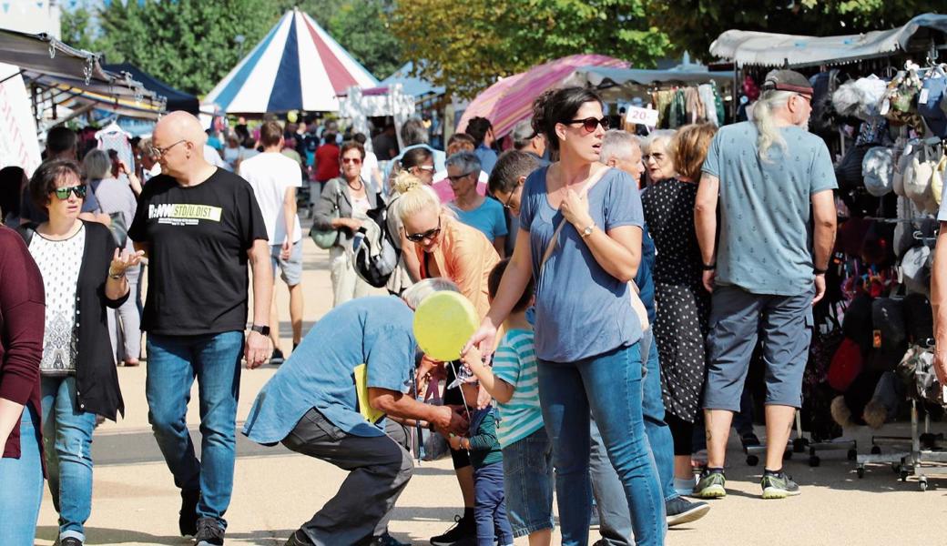 Viele Märkte kämpfen mit sinkenden Besucherzahlen. Nicht so der Herbstmarkt in Heerbrugg.