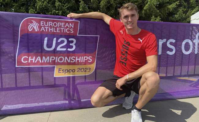 Hürdensprinter Fabio Kobelt im Gegenwind zu wenig in Schwung gekommen