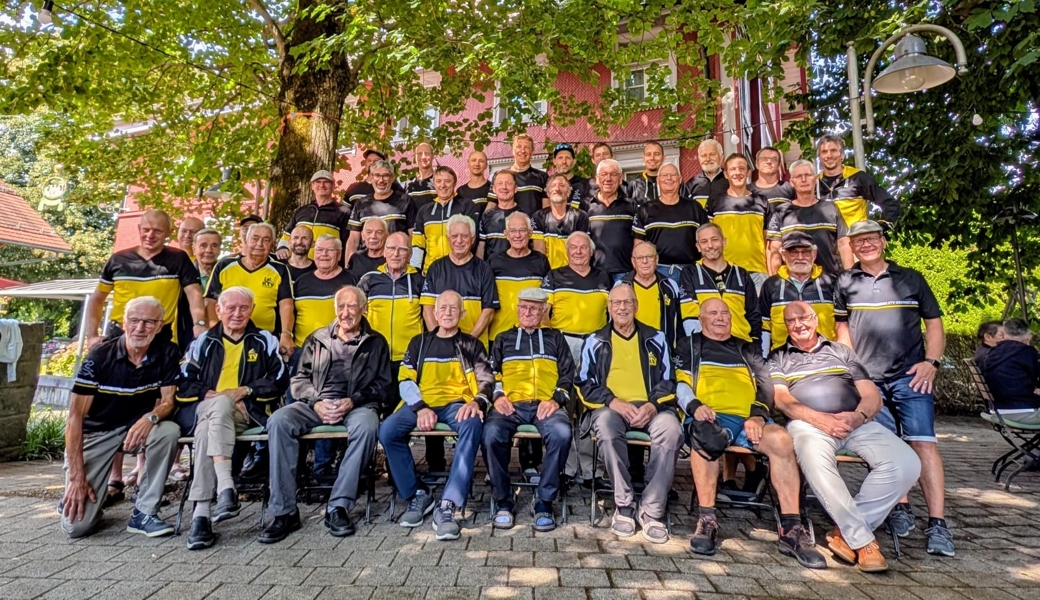 Die Männerriege des KTV Oberriet