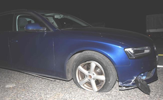 Betrunken in Abschrankung geprallt