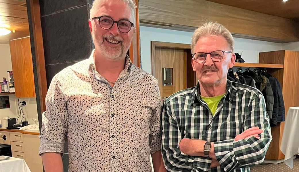 Die beiden neuen Ehrenmitglieder des Tennisclubs Balgach, Robert Zanga (links) und Florian Oesch.