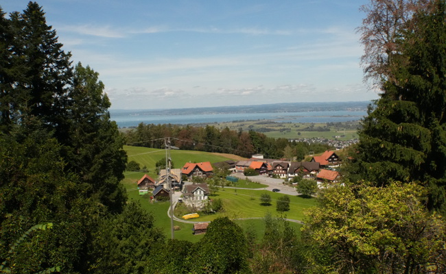Was für eine Aussicht: Das Restaurant Meldegg ist 150 Jahre alt