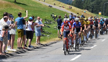 Die Tour de Suisse ist auf dem Bergpreis in Oberegg angekommen