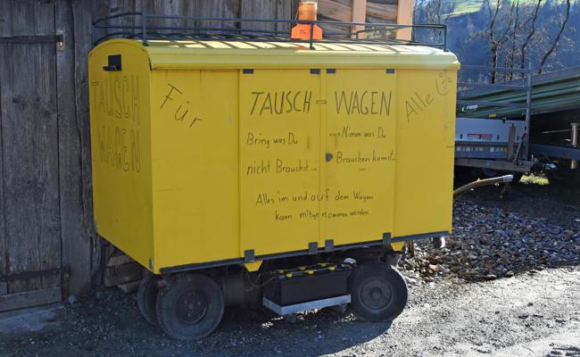 Das besondere gelbe Wägeli