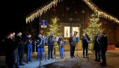 Die Weihnachtsbläser tourten auch in diesem Jahr durch die Gemeinde
