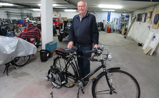 Der neuste Wurf von «Touring-Sepp»: Gesegnetes Velo mit Strom versorgt