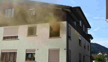Wohnungsbrand: Grossaufgebot in Rebstein