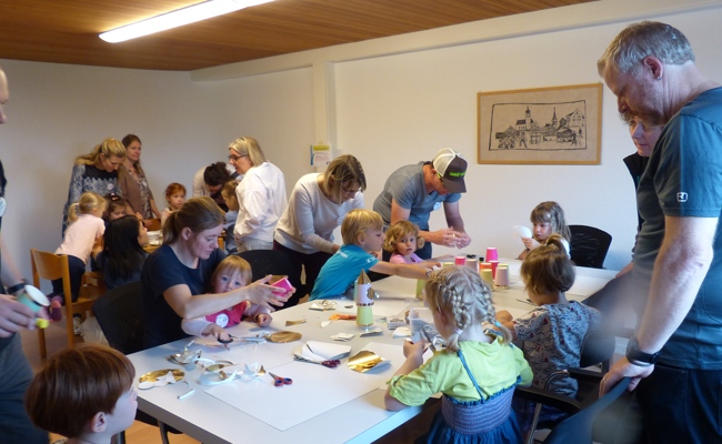 Spiel, Spass und Besinnung  bei der Kirche Kunterbunt