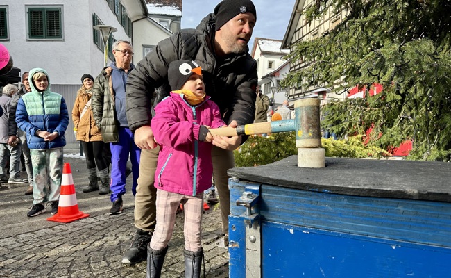 Hunderte von Sternen schmückten Rheineck