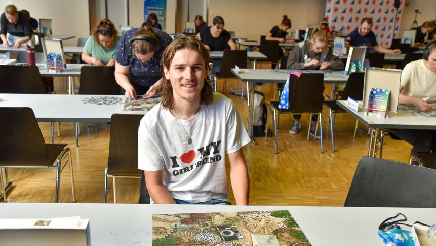 Speed-Puzzeln: Im «Metropol» war hohe Konzentration und Strategie gefragt Speed-Puzzeln: Im «Metropol» war hohe Konzentration und Strategie gefragt