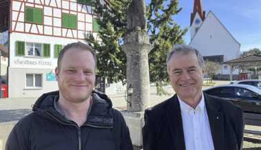 Eine Familie, zwei Präsidenten: Tristan und Harald Herrsche vor einem wichtigen Auftritt