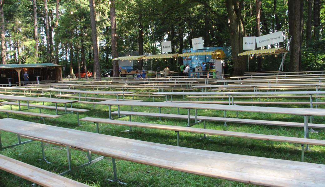 Für ein fröhliches Sommerfest gibt es kaum einen schöneren Ort als das Kriessner Wäldli.