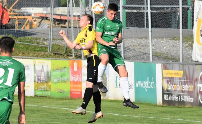 Nachbarschaftsderby in Rebstein