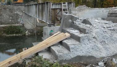 Bilder vom Rückbau der Binnenkanalbrücke