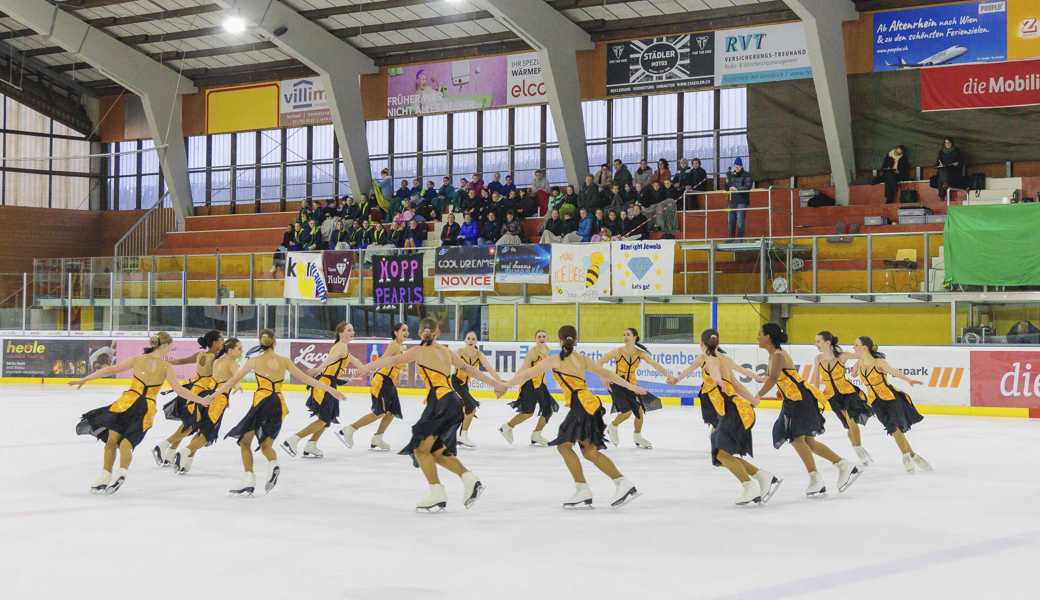 Wettkampf mit Showcharakter: Die SYS-Programme – hier die neuen Schweizer Juniorenmeister Cool Dreams aus Burgdorf - sind sportlich hochstehend und attraktiv zum Zusehen.