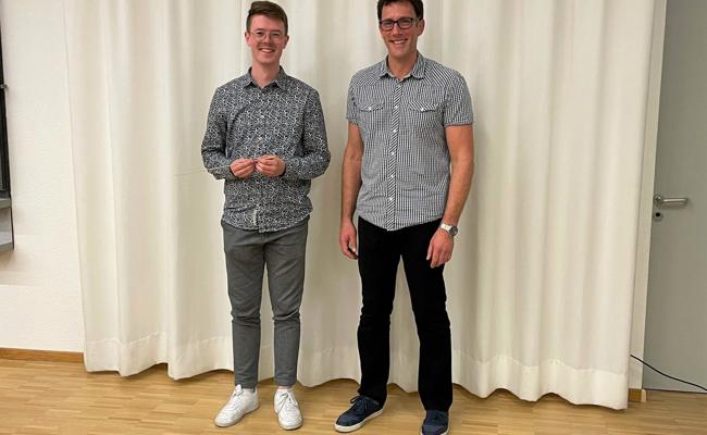 Matthias Hasler ist neuer Dirigent der Jugendmusik Widnau