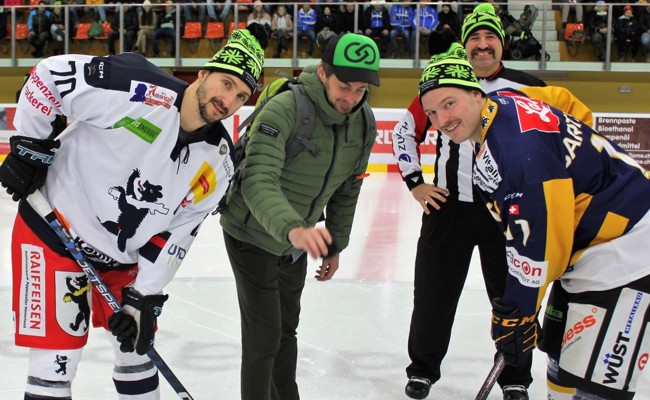 Benefiz-Profispiel am Dienstagabend in der Widnauer Eishalle