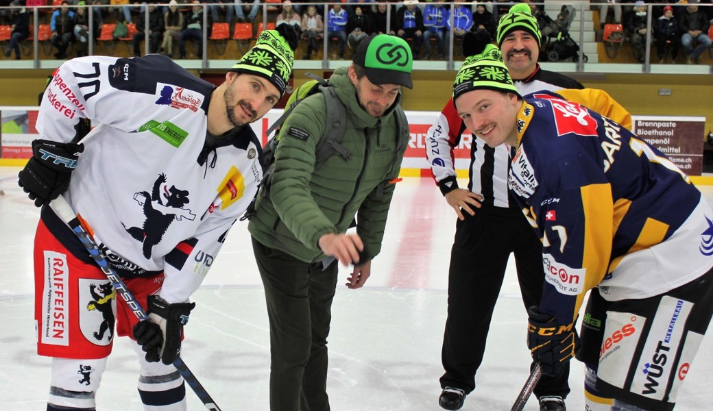 Benefiz-Profispiel am Dienstagabend in der Widnauer Eishalle