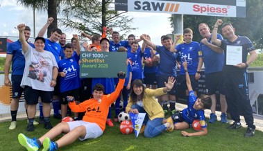 Plus-Team des FC Widnau gewinnt Shortlist des Sanitas Challenge Awards