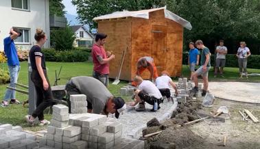 Video: Jubla baut Grillplatz in Fronarbeit