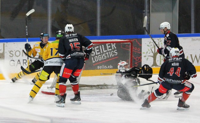 Diesmal verliert der SC Rheintal gegen Herisau: 3:5