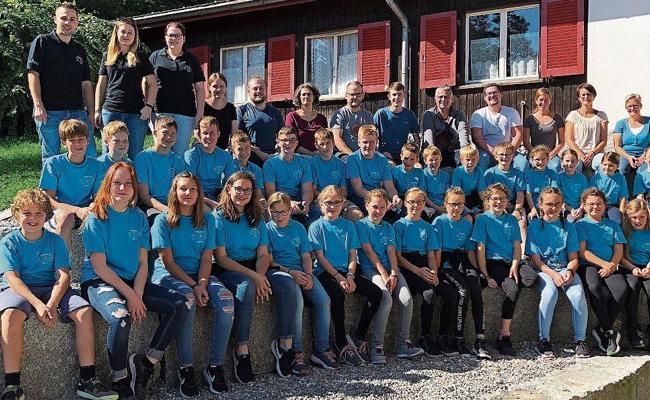 Jungmusiklager der Beginner Bandund der Jungmusig