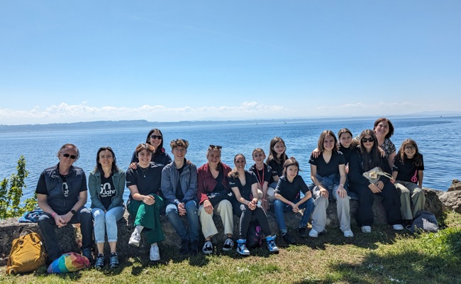 Der Jugendpopchor sang am Chorfestival in Neuchâtel