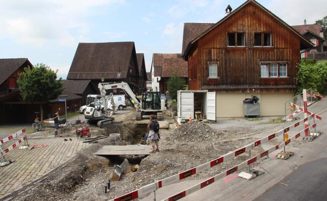 Selbst Kantonsräte werden nicht von Baustellen verschont