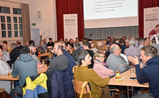 Rheineck: Steuerfuss bleibt bei 119 Prozent