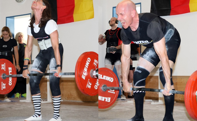 Bruno Walt und Michaela Lässer Walt holen in Bayern Gold