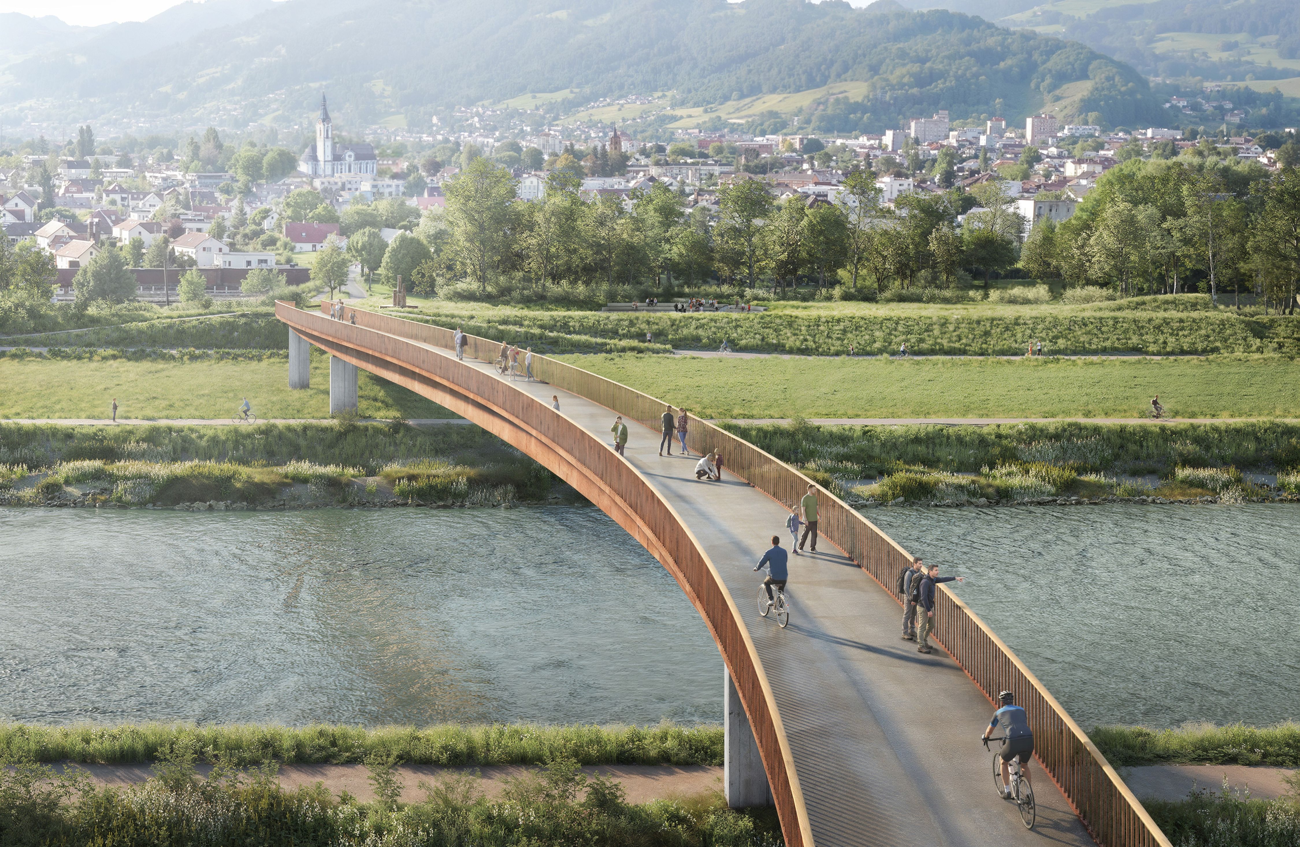 Die Mitte Diepoldsau-Schmitter: «Die Velobrücke ist eine Chance