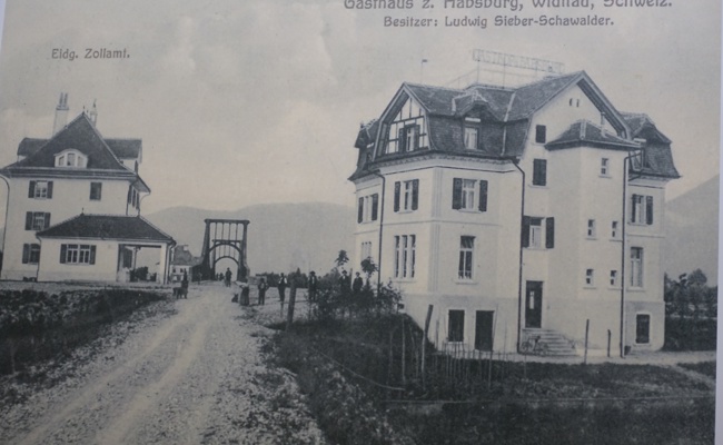 Die Wirtschaft Habsburg und andere markante Gebäude: Bilder erzählen im «Rhyland» von der Vergangenheit