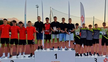 Die U18-Mehrkämpfer des STV Kriessern werden überlegen Schweizer Team-Meister