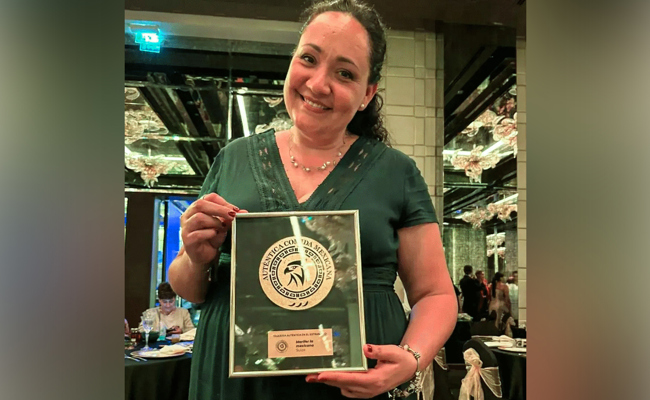 Marifer «la Mexicana» Binotto in Dubai ausgezeichnet