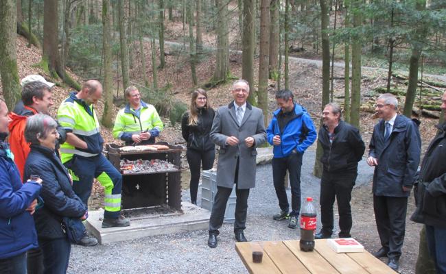 Feuerstelle vor Ostern eröffnet