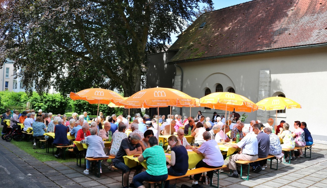 Gut besucht war der Regiogottesdienst, der zahlreiche Gäste aus der Region zum gemeinsamen Feiern zusammenbrachte. (Bild:pd)