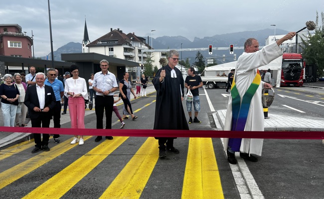 «Wir sind da zum Feiern» - Die neue Kantonsstrasse ist eingeweiht