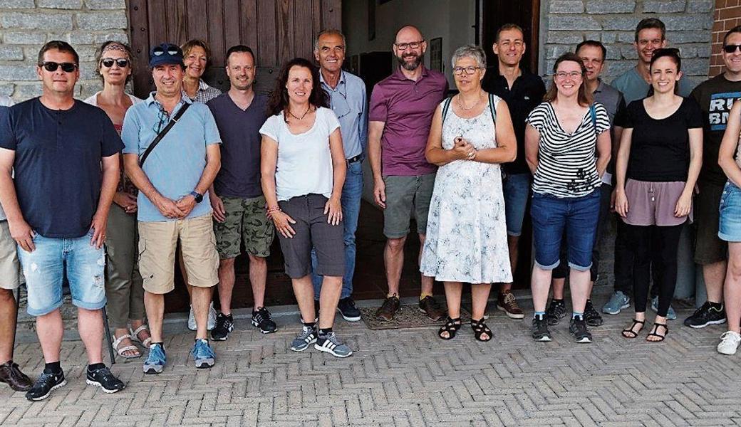 Der Bernecker Gemeinderat mit Partnerinnen und Partnern auf Italien-Reise.