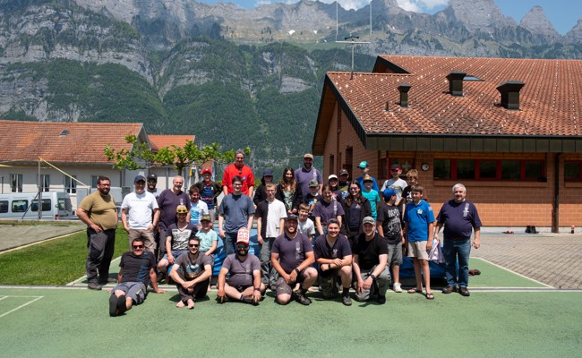 Pfingstlager der Oberrieter und der Buchser Pontoniere
