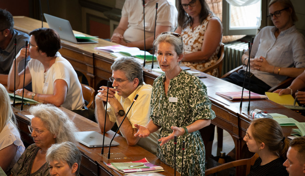 Katja Roelli setzt sich in der Synode gegen den Lehrkräftemangel ein.