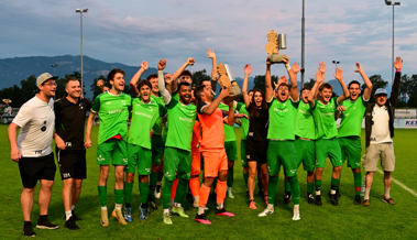 Der FC Rebstein feiert seinen überraschenden Sieg am Pokalturnier – die Bilder